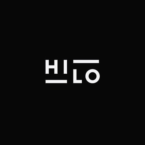 HiLo _ Untitled Paris #inspiration #branding #design #identity #logo Logo Intelligent, Typographie Logo, Clever Logo Design, Typo Logo Design, Urban Logo, Streetwear Logo, Typographic Logo Design, Inspiration Logo Design, Clever Logo