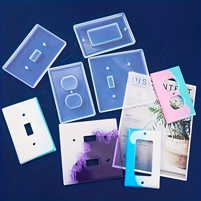 Resin Light, Light Switch Cover, Switch Plate Covers, Light Switch Plates, Craft Business, Switch Covers, Light Switch Covers, Resin Molds, Switch Plates