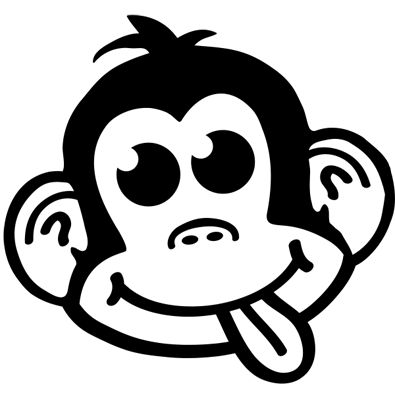 Monkey Stencil, Personalized Giveaways, Sarcastic Mugs, Monkey Svg, Funny Monkeys, Disney Silhouette Art, Baby Flash Cards, Philippines Cebu, Funny Monkey