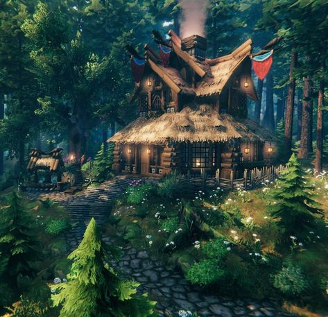 Valheim - Combat Engineering Garden Minecraft, Stone Columns, Building Games, Fantasy Homes, Minecraft Blueprints, Big Plants, Minecraft Architecture, Survival Games, Building A New Home