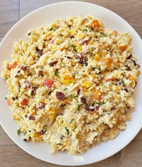 Fruity Almond Couscous Salad Summer Couscous Salad, Couscous Salads, Summer Couscous, Salad Couscous, Couscous Salad Recipes, Moroccan Couscous, Quick Chicken Dinner, Couscous Recipe, Dinner Steak