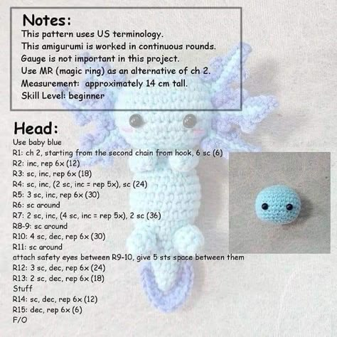 Free Crochet Axolotl Pattern, Free Axolotl Crochet Pattern, Axolotl Amigurumi Free Pattern, Croshay Ideas, Axolotl Crochet Pattern Free, Crochet Axolotl Pattern, Axolotl Crochet Pattern, Axolotl Crochet, Crochet Axolotl