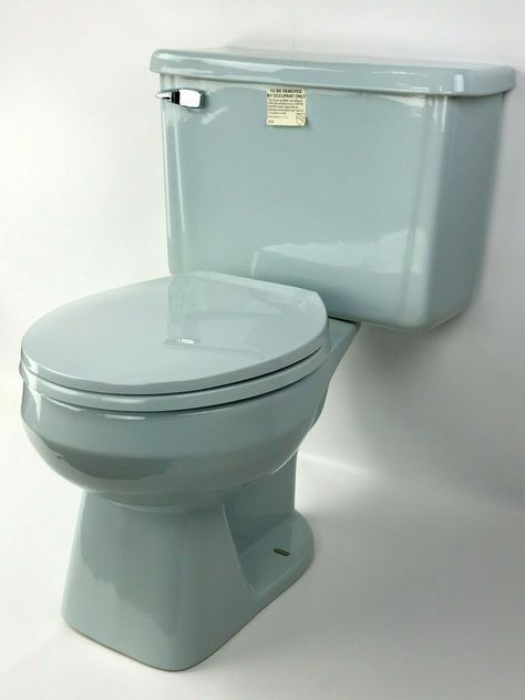 https://ift.tt/2ZbXXx6 - Toilets - Ideas of Toilets #Toilets -   Vintage Light Blue Complete Toilet Set NEW w/ Boxes Mansfield USA Misty Blue Toilets Ideas, Toto Toilet, Kohler Toilet, New Toilet, Flush Toilet, American Standard, Toilets, Vintage Lighting, Santa Barbara