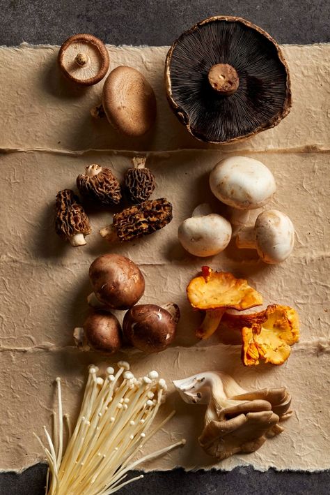 With their meaty texture and mouthwatering flavor, mushrooms are a plant-based cook’s best friend—and we have the recipes to prove it! Here’s everything you need to know about cooking with mushrooms, including how to buy, store, and prepare the most common varieties. Types Of Mushrooms, Vegan Pho, Mushroom Varieties, Forks Over Knives, Maitake Mushroom, Freezer Containers, Dried Mushrooms, White Mushrooms, Stuffed Mushroom Caps