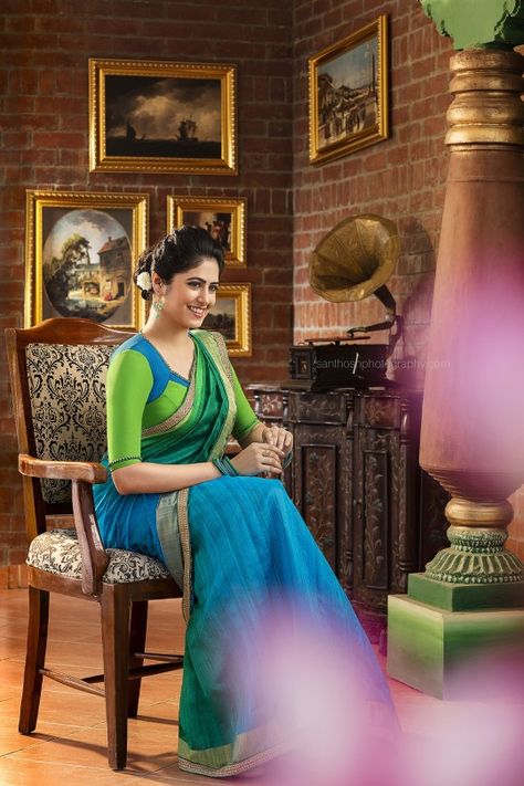 Commercial Photographer, Advertising Photographer | Santhosh Raj Double Colour Blouse Design, South Indian Blouse Design, Double Colour Saree, Food Fashion Photography, South Indian Blouse, South Indian Wedding Saree, South Indian Blouse Designs, Advertising Fashion, Marriage Photography