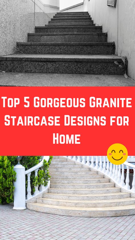 Top 5 Gorgeous Granite Staircase Designs for Home Staircase Granite Design, Granite Design, Staircase Designs, Black Granite, Staircase Design, Staircases, Decorating Your Home, House Design, Design