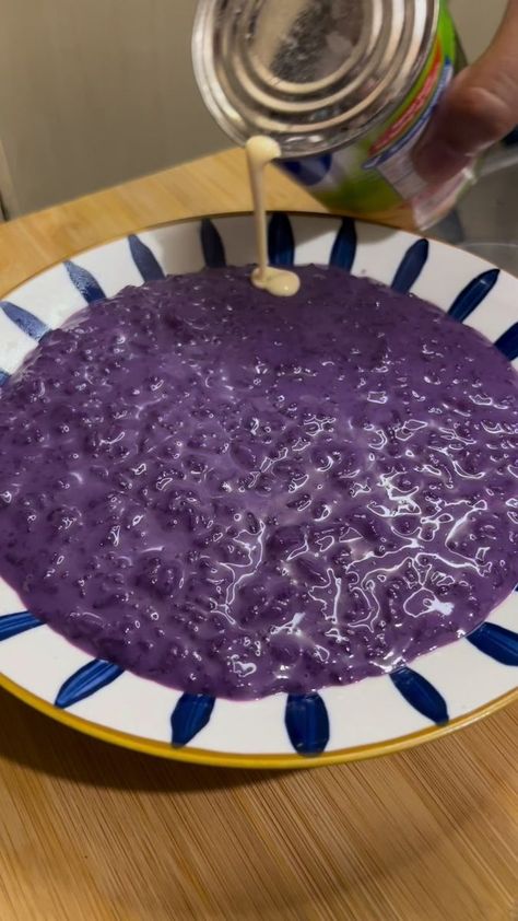 Ube Champorado, Filipino Desserts, Quick Saves