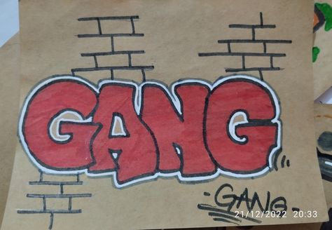 Gang Graffiti, Easy Skull Drawings, Graffiti Words, Graffiti Writing, Graffiti Doodles, Skulls Drawing, Graffiti Style Art, Graffiti Font, Dark Art Drawings