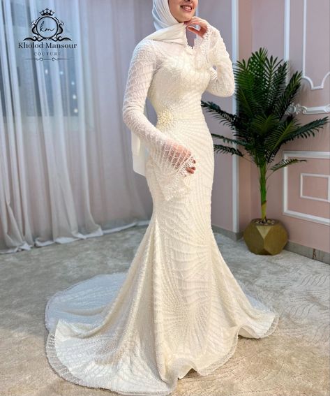 [PaidLink] 39 Impressive Engagement Dress Hijab Recommendations You Don't Want To Miss Straight Away #engagementdresshijab Unique Wedding Gowns Color, Engagement Dress Hijab Simple, Engagement Dress Hijab, Dress Hijab Simple, Simple Engagement Dress, Simple Elegant Dress, Elegant Long Sleeve Wedding Dresses, Engagement Dress For Bride, Hijab Dress Party