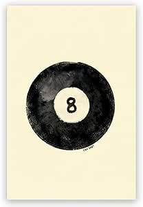 8 Ball Poster Aesthetic, Wall Decor For Apartment, 8 Pool Ball, Poster Prints Aesthetic, Y2k Room Decor, 8 Pool, Y2k Room, Posters For My Room, Pool Ball