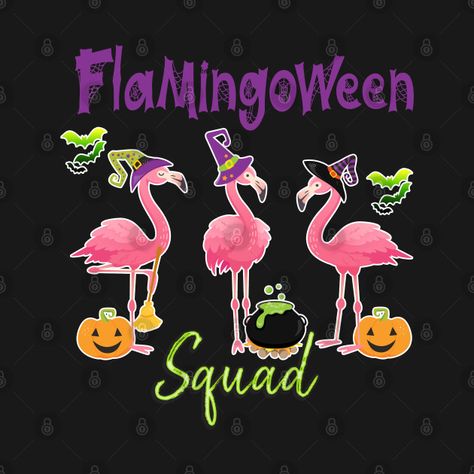 Flamingo Trunk Or Treat, Flamingo Quotes, Flamingo Classroom, Halloween Flamingo, Flamingo Halloween, Flamingos Quote, Beach Autumn, Tweety Pie, Halloween Classroom Decorations