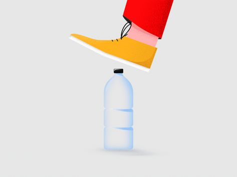 Fighting Bottles by Laurentiu Lunic | Dribbble | Dribbble Bottle Animation, Spooky Candy, Illustration Art Design, Days Challenge, Motion Graphics Inspiration, Creative Challenge, Motion Graphic, 2d Animation, Retro Futurism