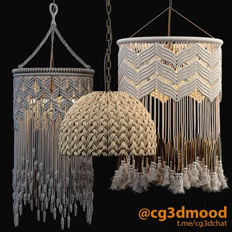 Macrame Wall Hanging Ideas, Macrame Light, Macrame Lamp, Macrame Swing, Lampshade Makeover, Macrame Hanging Planter, Macrame Knots Tutorial, Boho Crafts Diy, Macrame Pendant