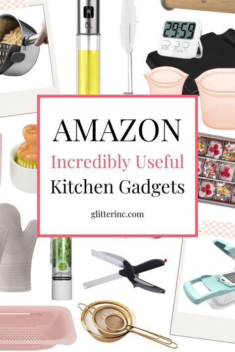 Discover cool cooking gadgets on Amazon that are must-have additions for any kitchen. These unique and fun kitchen tools make cooking easy and efficient. Find the best kitchen gadgets to upgrade your kitchen area with these useful and best Amazon finds today! Cool Cooking Gadgets, Kitchen Useful Gadgets, Kitchen Gadgets And Gizmos, Space Saving Kitchen Gadgets, Best Kitchen Gadgets On Amazon, Cool Gadgets For Home, Home Gadgets Must Have, Kitchen Necessities List, Kitchen Items Must Have