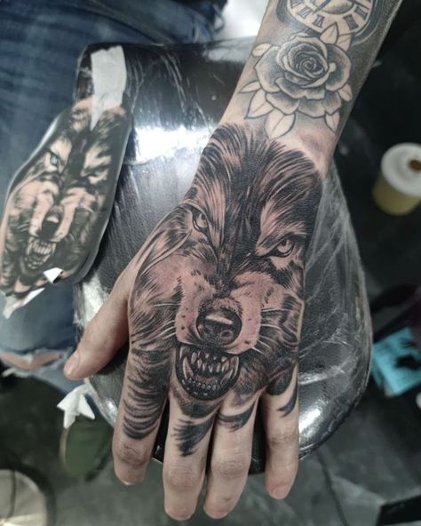 Fist Tattoo, Vikings Tattoo, Hand Tattoos For Guys, Wolf Tattoo, Rhodes, Tattoo Design, Hand Tattoos, Tattoos For Guys, Vikings