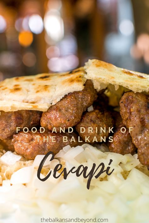 Cevapi Recipe Croatian, Serbian Sausage, Bosnian Cevapi Recipe, Meat Cellar, Cevapi Recipe, Cevapcici Recipe, Bosanski Recepti, Albanian Cuisine, Balkan Recipes