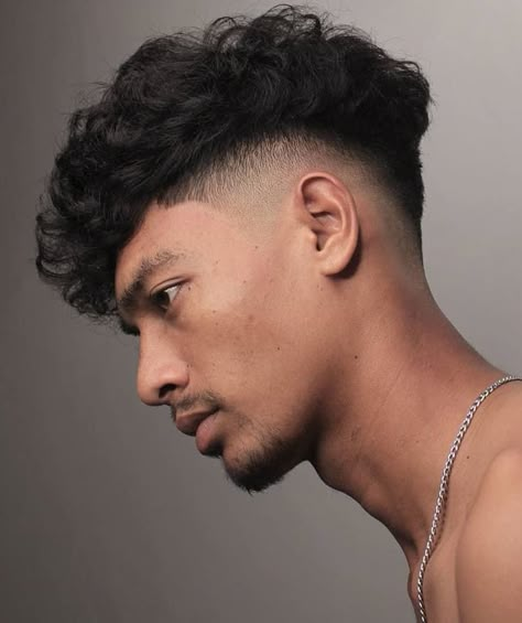 Mid Taper Fade Textured Top, Curl Top Fade, Curly Mid Fade Haircut Men, Best Hairstyles For Men Curly Hair, Low Mid Fade Curly Hair, Haircut For Curly Hair Men Fade, Textured Fringe Curly Hair Men, High Fade Curly Hair Men, Mid Fade With Angular Fringe