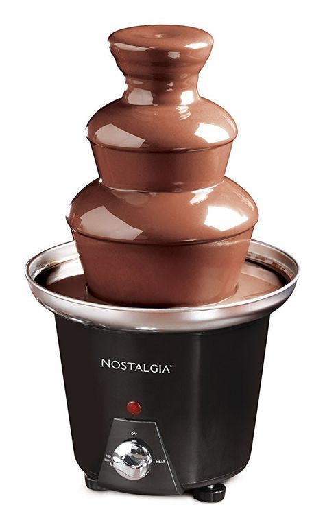 Nostalgia CFF965 3-Tier 1.5-Pound Chocolate Fondue Fountain Chocolate Fondue Fountain, Fondue Fountain, Chocolate Fountain, Barbeque Sauce, Strawberry Dip, Nacho Cheese, Fresh Strawberries, Barbecue Sauce, Best Chocolate