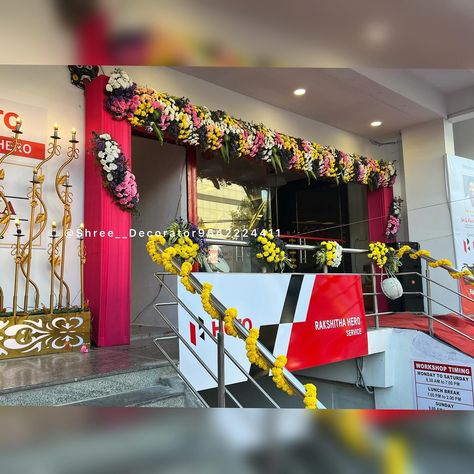 Decor - @shree__decorator9642224411 # grand opening #decor #events #openingceremony Opening Ceremony Decoration, Grand Opening Decor, Instagram Decor, Entrance Decor, February 22, Ceremony Decorations, Opening Ceremony, Grand Opening, Shop Decoration