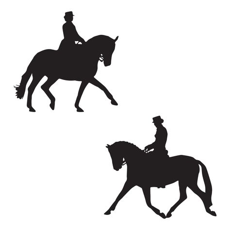 Princess Riding Horse, Horse Racing Silhouette, Horse And Rider Silhouette, Western Pleasure Horse Silhouette, Cowboy Riding Horse Silhouette, Horse Clipart Black And White, Riding Horse, Silhouette Art, The Horse