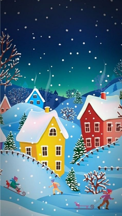 Whimsical Art Paintings, Acrylic Painting Ideas, Painting Ideas For Beginners, Christmas Paintings On Canvas, Home Colour, Christmas Artwork, Canvas Painting Ideas, Christmas Card Art, Crafts Easy