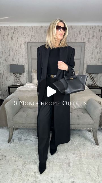 Melissa Levison on Instagram: "I love a monochrome outfit, it always looks so chic and put together even if you’re not feeling it and great for a work outfit or if you need to look smart an occasion. Here are 5 monochrome outfits out of my wardrobe - which one do you like best? Think I’m loving the all black 🖤 remember to save for inspo! I will link what I can (or alternative) on my @shop.ltk page and in my stories and save in my Jan highlights ❤️ #monochromestyle #officeoutfit #workwearstyle #burgundycoat #camelcoat #allblackoutfit #monochromatic #classicstyle #classicoutfits #chicstyle #smartoutfit #workwearinspiration" Monochrome Outfit, Smart Outfit, Monochrome Fashion, Workwear Fashion, Camel Coat, My Wardrobe, All Black Outfit, I Love A, Airport Outfit