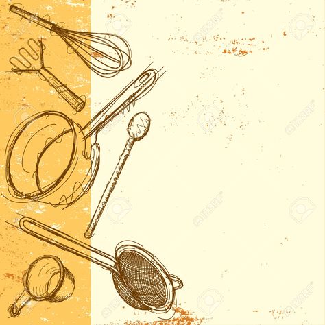 Cooking Utensils Aesthetic, Cooking Aesthetic Background, Chef Poster, Cooking Poster, Cooking Tutorials, Vintage Cooking, Poster Ideas, Aesthetic Vintage, Aesthetic Backgrounds