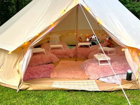 kids glamping party idea Glamping Slumber Party Ideas, Kids Glamping Party, Girls Glamping Birthday Party, Glamping Party Ideas, Glamping Birthday Party, Party Ideas For Girls, Glamping Birthday, Glamping Ideas, Glamping Party