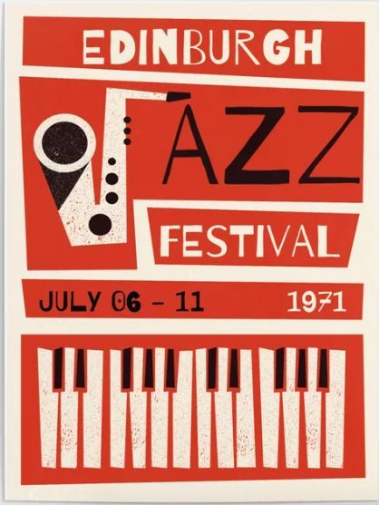 Jazz Festival Poster, Jazz Concert, Graphic Design Style, Music Concert Posters, Modern Graphic Art, Free Jazz, Jazz Poster, Jazz Art, Jazz Fest