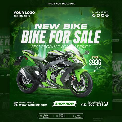 Bike Sale Promotion Social Media Post Design Premium Template#pikbest##Templates Social Media Design Template, Photography Movies, Social Media Promotion, Social Media Post Design, Powerpoint Word, Bikes For Sale, Sale Promotion, Instagram Post Template, Psd Free Download