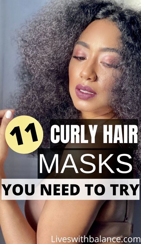 You know your curls are looking dull, dead and frizzy. It has been quite some time since you have given love to your hair. You know your hair needs deep conditioning. Here is a compilation of my favourite hair masks for curly frizzy hair that will redefine your curls. | curly hair masks, hair mask for curly hair, hair mask for curly hair homemade, hair mask for curly frizzy hair, hair mask for curly damaged hair, hair mask for curly dry hair | Curly Hair Masks, Curly Damaged Hair, Hair Mask For Curly Hair, Mask For Curly Hair, Curly Frizzy Hair, Hair Masks For Dry Damaged Hair, Curly Hair Mask, Damaged Curly Hair, Curly Hair Growth