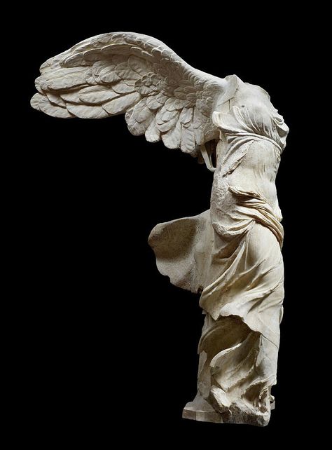 Nike Samothrace, The Winged Victory, Winged Victory Of Samothrace, Classical Greece, Winged Victory, Statue Tattoo, Roman Sculpture, Anatomy For Artists, Smart Art