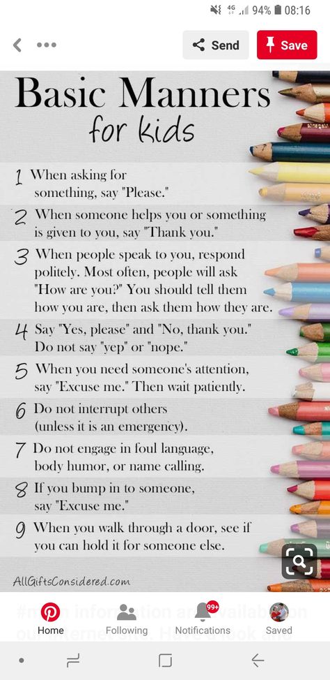 How To Have Manners, Proper Manners, Manners Quotes, Mind Your Manners, Life Skills Kids, Manners For Kids, Teaching Manners, High School Survival, Etiquette And Manners