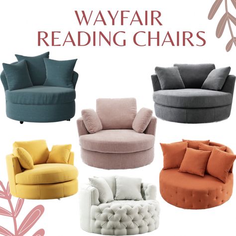 Comfy Reading Chair Target, Reading Chair Corner Walmart, Round Comfy Reading Chair, Round Chair Reading Corner, Round Reading Chair, Big Comfy Chair Reading Corners, Reading Book Chairs, Best Reading Chair, Small Comfy Chairs For Bedroom