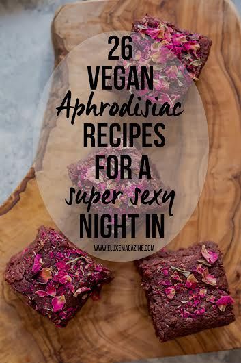 Get sexy with food! 26 aphrodisiac recipes to get you both in the mood #vegan #aphrodisiac #veganrecipes Aphrodisiac Recipes, Afrodesiac Foods, Everyday Witchcraft, Cottagecore Recipes, Aphrodisiac Foods, Date Night Recipes, Veggie Food, Herbal Recipes, Beltane