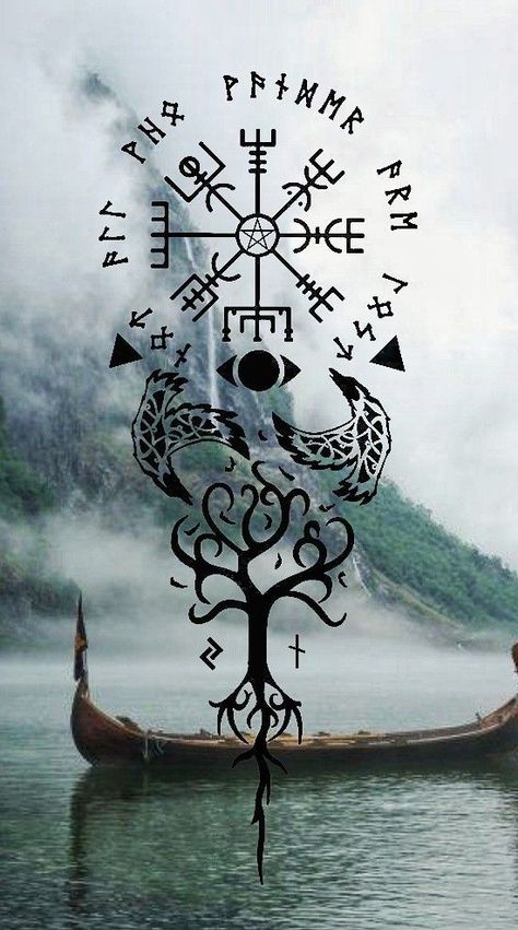 Norse Wallpaper Iphone, Norse Wallpaper, Wallpaper Vikings, Vikings Wallpaper, Rune Vichinghe, Ancient Viking Symbols, Viking Tattoos For Men, Norse Mythology Tattoo, Viking Wallpaper