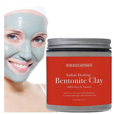 You HAVE to try this amazing natural healing & detoxifer. This 8oz bottle is good for adults or kids. Follow directions for DIY mask. Use non metal mixing utensils. ENJOY! Diy Face Powder, Turmeric For Skin, Bentonite Clay Mask, Diy Detox, Detox Body, Indian Healing Clay, Healing Clay, Pore Cleanser, Diy Facial