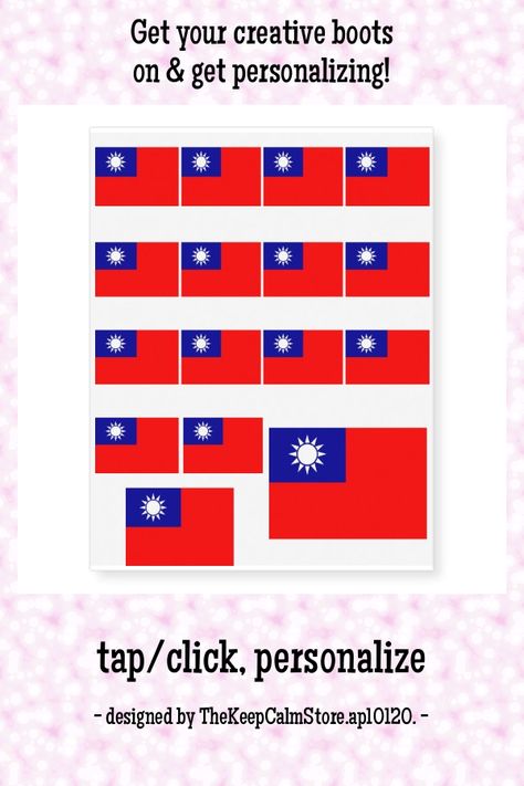 ROC Taiwan - Taiwanese Flag - 中華民國國旗 - 青天白日滿地紅 Temporary Tattoos - tap, personalize, buy right now! #TemporaryTattoos #taiwan, #flag, #chinese, #china, #asia, Taiwan Tattoo, Taiwan Tattoo Design, Great Wall Of China Tattoo Design, Asian Country Flags, Taiwanese Flag, Temporary Tattoos, Taiwan, Apple Watch Bands, Sign Poster