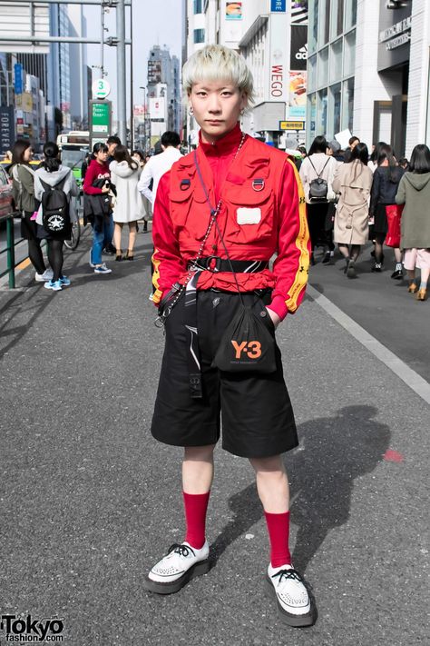 Harajuku Street Style Crew w/ Mikio Sakabe, Yohji Yamamoto, Saint Laurent & Walter Van Beirendonck Harajuku Street Style, Urban Fashion Girls, Korean Fashion Ideas, Fashion For Girls, Harajuku Fashion Street, Trendy Diy, Urban Fashion Trends, Tokyo Street Style, Mens Fashion Edgy