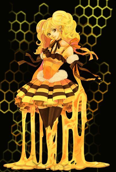 Bee Woman, Honey Bee Drawing, Anime Cd, Bee Drawing, Bee Illustration, Characters Inspiration Drawing, Bee Inspired, Bee Art, Cute Anime