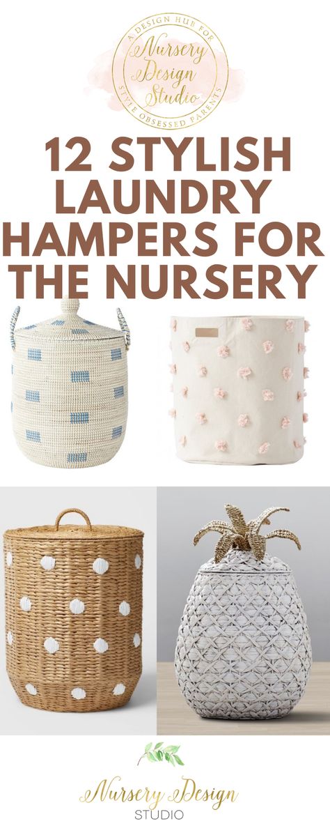 When designing a nursery, we are always on the hunt for the most practical yet stylish finds to bring into the baby's room. Here, we've rounded 12 of our favorite nursery hampers for the baby's room. Nursery Laundry Basket Ideas, Nursery Hamper Ideas, Nursery Laundry Basket, Pottery Barn Nursery, Kids Laundry Hamper, Kids Hamper, Baby Laundry Basket, Shared Nursery, Sky Nursery