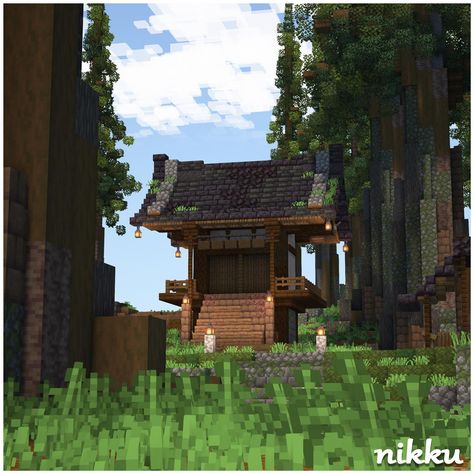 Deep Forest Shrine 🌲⛩️ be sure to like, comment, and pray for good fortune! - 🔦Shaders: Complimentary 🔧Built on: play.bakery.builders - #minecraft #mcpe #minecraftart #minecraftbuild #mcbuilds #minecraftbuilding #minecraftjava #minecraftarchitecture #minecraftonly #minecraftbuilds #minecraftideas #minecrafthouse #minecraftinspiration #minecrafthouses #minecraftcreations #minecraftbuilder #ghibli #ghibliart #studioghibli Minecraft Shrine Ideas, Chinese Minecraft Builds, Minecraft Shrine, Forest Shrine, Aesthetic Buildings, Play Bakery, Minecraft W, Cute Minecraft Houses, Minecraft Inspo