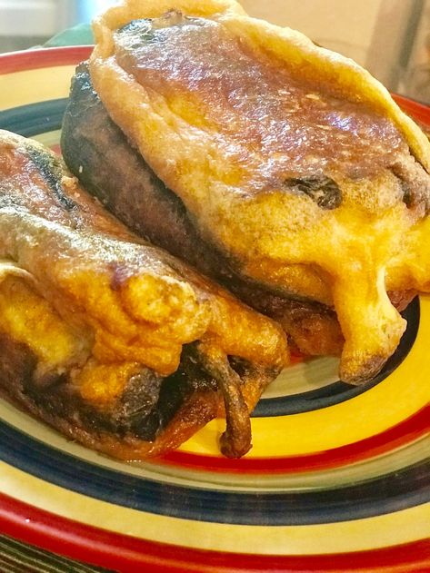 Stuffed Chili Relleno Recipe, Chile Relleno Recipe, Rellenos Recipe, Chili Relleno Casserole, Poblano Peppers Recipes, Poblano Chili, Green Chili Recipes, Mexican Chili, Chili Relleno