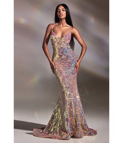 Magical Mermaid, Iridescent Sequin, Cinderella Divine, Vintage Prom, Prom Dresses Vintage, Timeless Classic Style, Mermaid Silhouette, Mermaid Skirt, Diamond Fashion