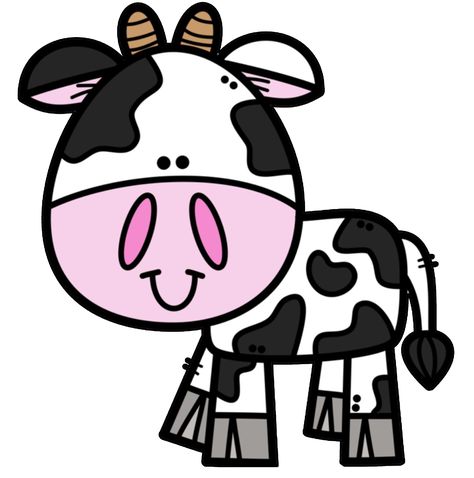 Teaching Clipart, Farm Cartoon, Melonheadz Clipart, Creative Clips Clipart, Cow Colour, Farm Preschool, Cartoon Drawings Of Animals, Cow Clipart, Drawing Clipart