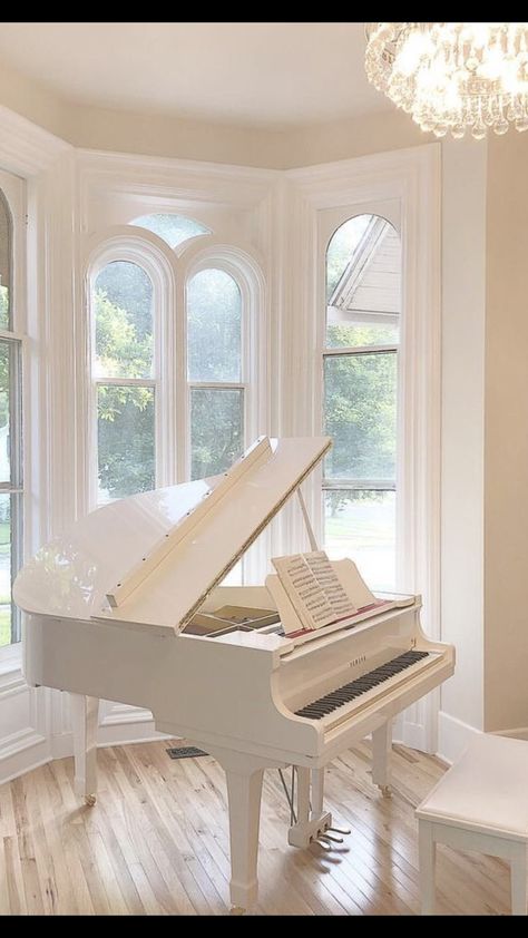 Grand Piano, House Projects, Married Couple, To Tell, Piano, Living Room, White