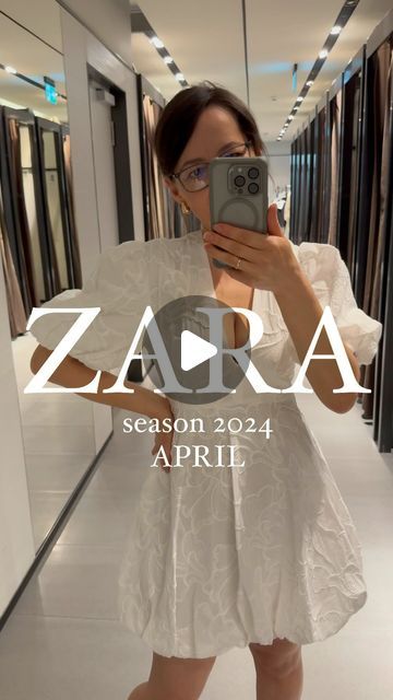 MODA | FASHION | INFLUENCER on Instagram: "ZARA 🔝 🛍collection 2024/ APRIL   Two looks from ZARA🐇🌸 .... noble white, as always the perfect color for the summer season 🤍 Let me know, which outfit do you like more?⤵️ 1 or 2?  All codes and prices will be in my stories and then saved to my highlight!  Unbezahlte Werbung" All Codes, Zara Outfit, Fashion Influencer, 1 Or 2, Summer Season, Moda Fashion, Let Me Know, Influencer, Let Me