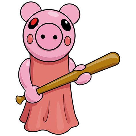 Learn to draw the Roblox Piggy. This step-by-step tutorial makes it easy. Kids and beginners alike can now draw a great Roblox Piggy. Micro Pigs, Pig Crafts, Drawing Guides, Roblox Piggy, Funny Pigs, Easy Drawing Tutorial, Animal Crafts For Kids, Drawing Tutorial Easy, Guided Drawing