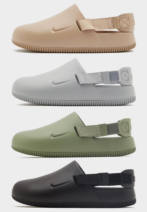 Nike Mules, Mens Fasion, Gym Wear, Glamping, Mule, Hair Ideas, Clogs, Camping, Gym