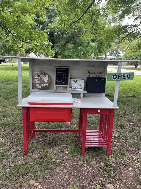 Roadside Egg Stand, Egg Stand Roadside, Backyard Chicken Coop Plans, Egg Stand, Coop Plans, Chicken Coop Plans, Backyard Chicken Coops, Fresh Eggs, Sewing Table